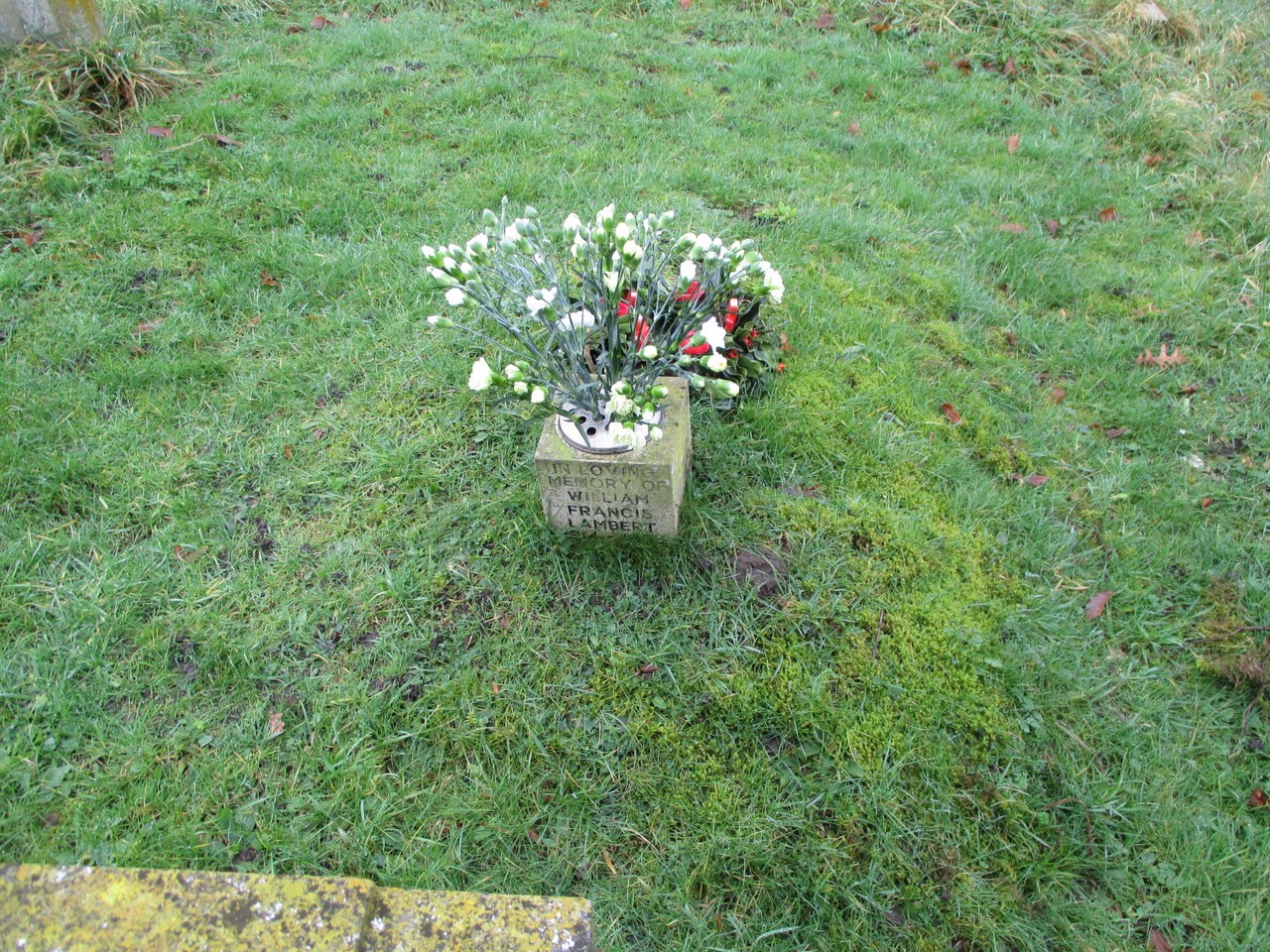 photo of grave for William Frances Lambert